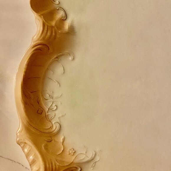 WEIMAR Germany Porcelain Platter Lusterware c1848-1933 Maker Mark - Picture 6 of 10